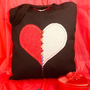 Hand painted tote bag